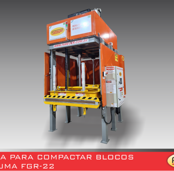 MÁQUINA PARA COMPACTAR BLOCOS DE ESPUMA FGR22 - 001