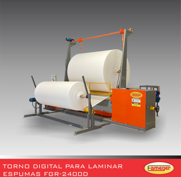 TORNO DIGITAL PARA LAMINAR ESPUMAS FGR2400D