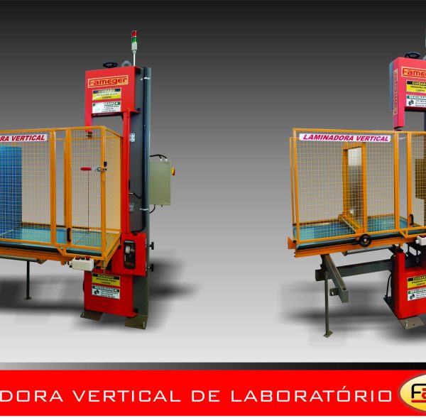 LAMINADORA VERTICAL LABORATÓRIO